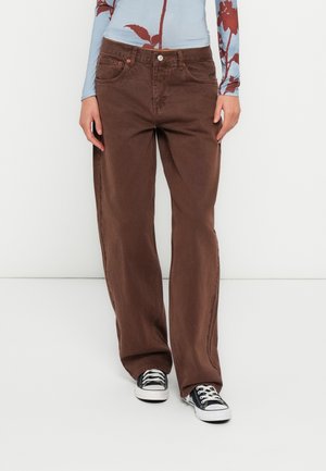 TSLOWRIE - Jean baggy - chocolate brown