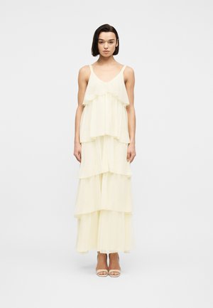 VIKENYA STRAP ANKLE DRESS - Robe longue - pastel yellow