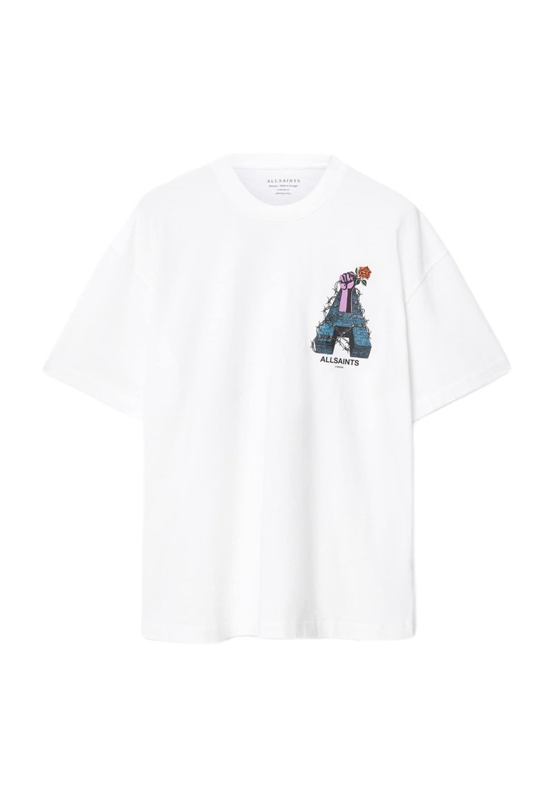 AllSaints T-shirt print wit