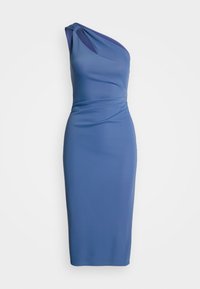 JERSEY ONE SHOULDER COCKTAIL DRESS - Jerseykjole - soft lazuli