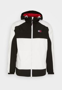 Tommy Jeans CHICAGO UNISEX - Allvädersjacka - black/deep crimson/white