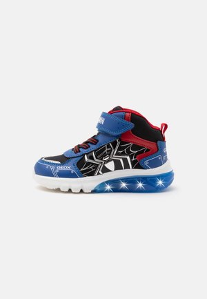 Geox, MARVEL SPIDERMAN CIBERDRON BOY - Baskets montantes - black/royal