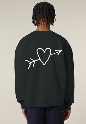EL AMOR BACK EMBROIDERY UNISEX - Sweatshirt - black