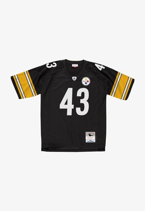 Mitchell & Ness NFL LEGACY PITTSBURGH STEELERS 2005 TROY POLAMALU - T-shirt con stampa - black