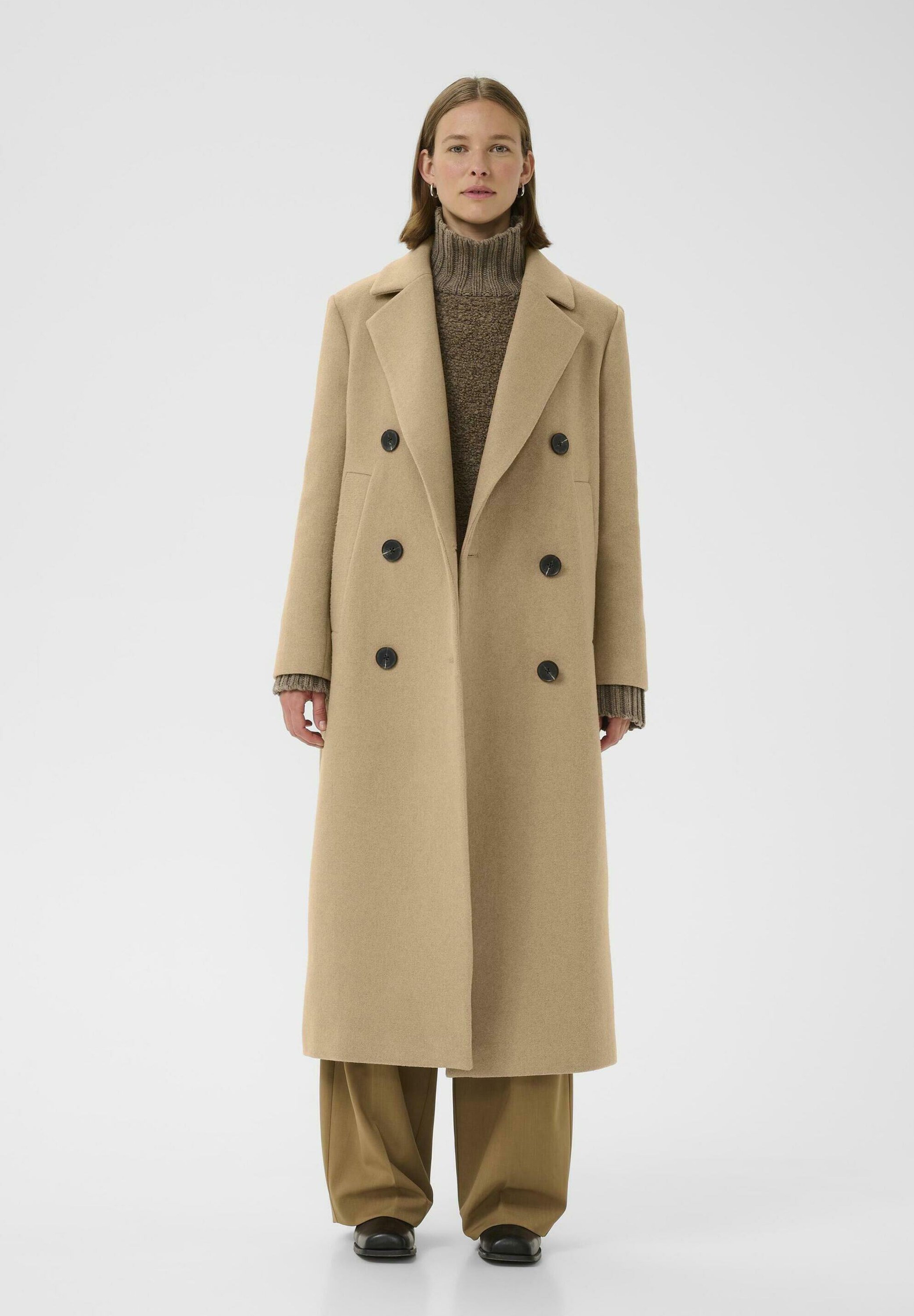 InWear YUNAH - Classic coat - tobacco brown/brown - Zalando
