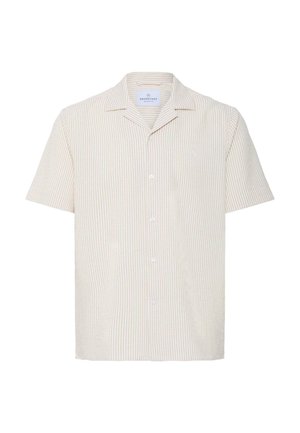 Kronstadt, IDTELLY HEAVY KNIT STRIPED - Hemd - white pepper