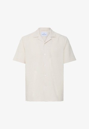 Kronstadt, IDTELLY HEAVY KNIT STRIPED - Hemd - white pepper