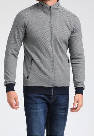 Mikina na zip - grey