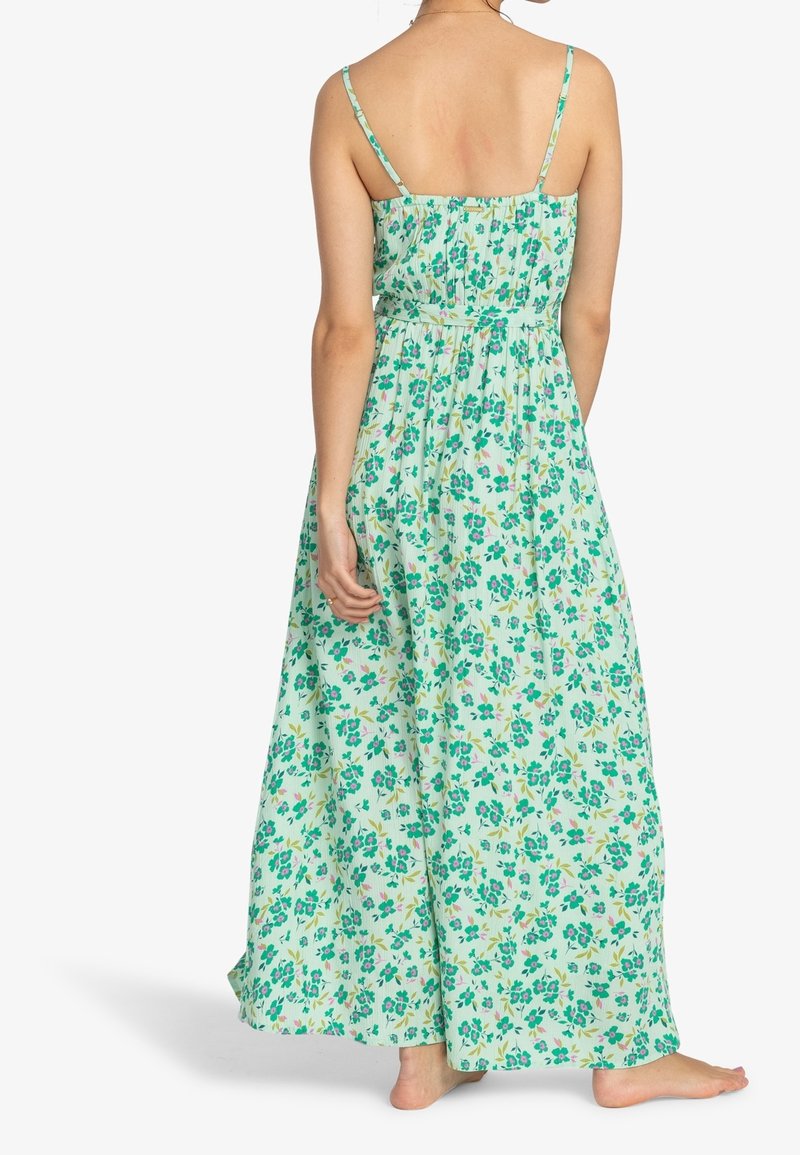 green emerald velvet dress BILLABONG ISLA MAXI DRESS main image 1