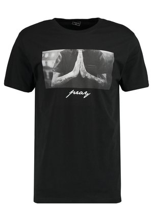 Print T-shirt - black