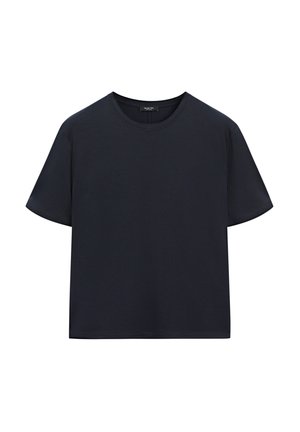 SHORT-SLEEVE WITH BACK SEAM DETAIL - T-Shirt basic - dark blue
