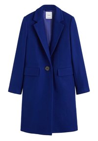 Mango Cappotto classico - neon blue