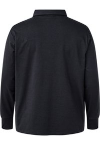Zizzi LANGARM - Pikeepaita - black solid
