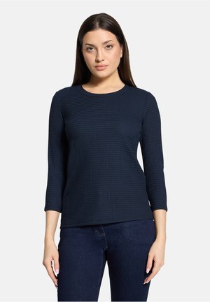 MIT RUNDHALSAUSSCHNITT  - Langærmet T-shirt - dunkelblau