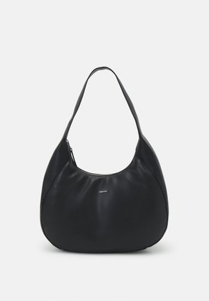 Calvin Klein EMMA LARGE SHOULDER BAG - Kézitáska - black