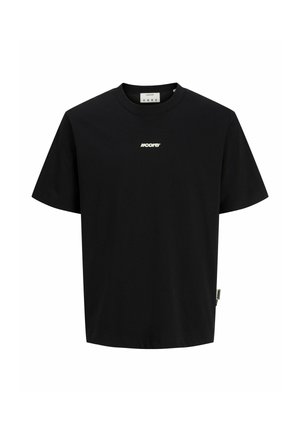Jack & Jones, T-SHIRT PLUS SIZE BACKPRINTET T-SHIRT - T-Shirt print - black