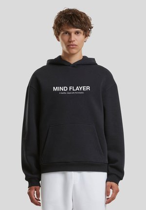 STRANGER THINGS MINDFLAYER FLUFFY - Kapuzenpullover - black