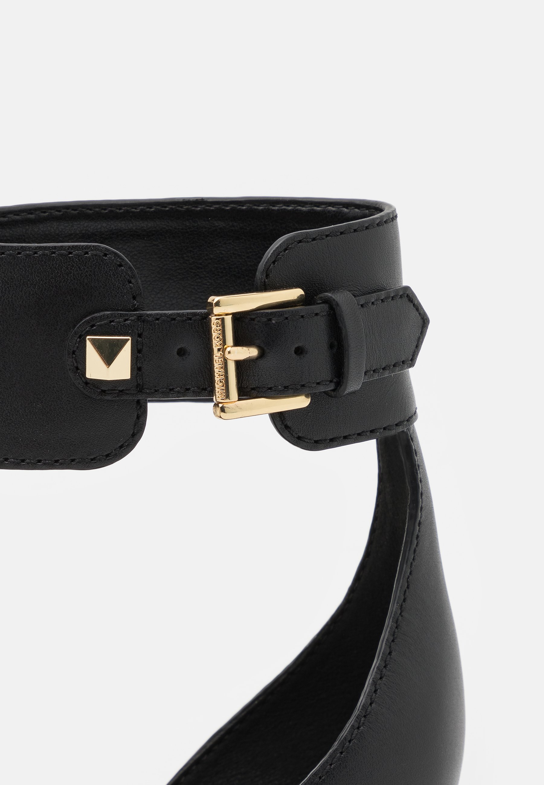 MICHAEL Michael Kors AMOS FLAT - Sandalias tobilleras - black/negro -  Zalando.es