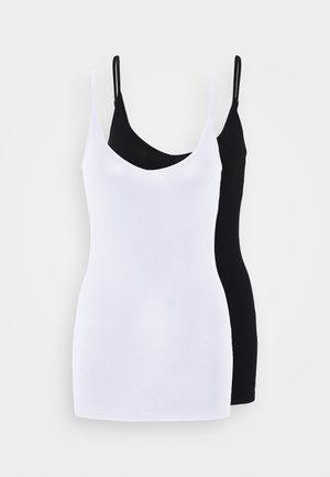 VMMAXI MY SOFT SINGLET 2 PACK - Top - black/bright white