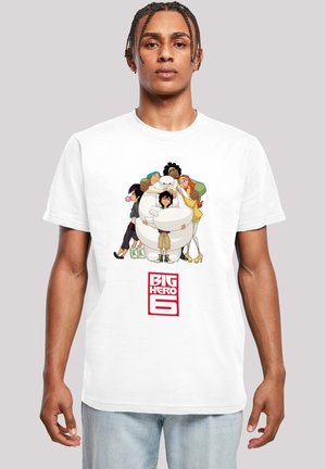 DISNEY BIG HERO 6 BAYMAX HUG - Print T-shirt - white