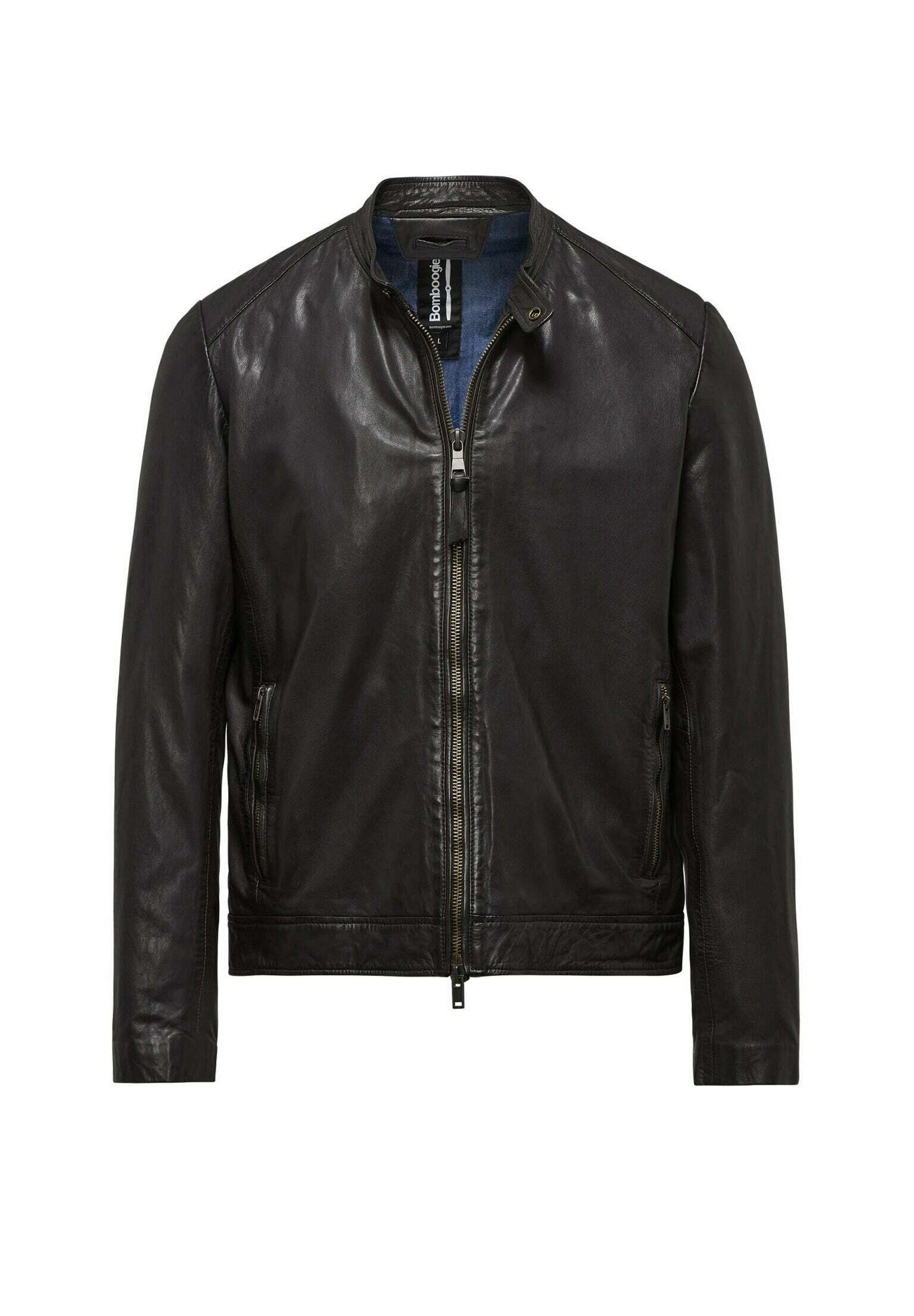 Giubbotto Pelle Giacca Uomo Bomboogie Giacche Giubbotto Pelle