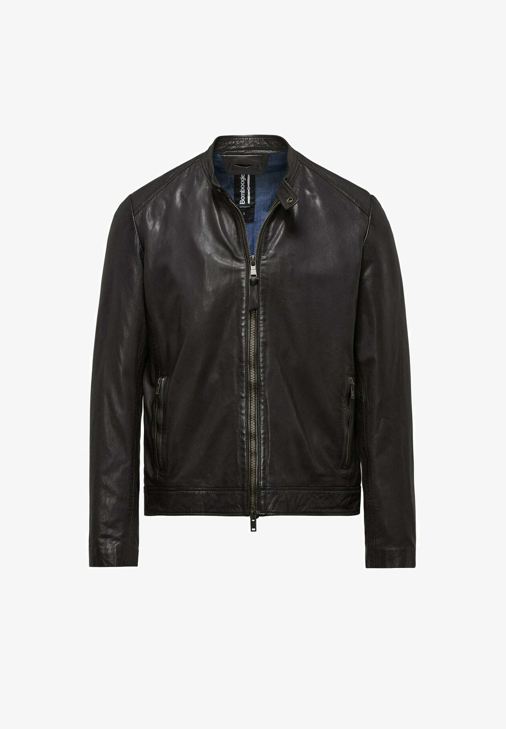 Giubbotto Pelle Giacca Uomo Bomboogie Giacche Giubbotto Pelle