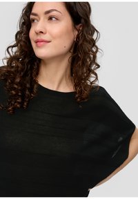 s.Oliver PONCHO - Poncho - schwarz