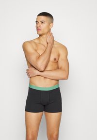 Pier One 5 PACK - Cuecas boxer - black/grey/light green
