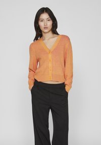 VILA VIRIL - Adīta jaka - solar power/tigerlily