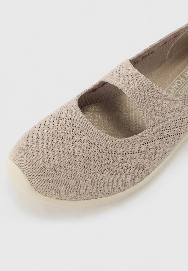 ARYA - Ankle strap ballet pumps - taupe3