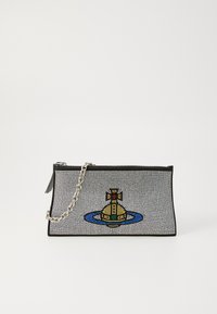 SMALL FLAT ZIP - Clutch - silver-coloured