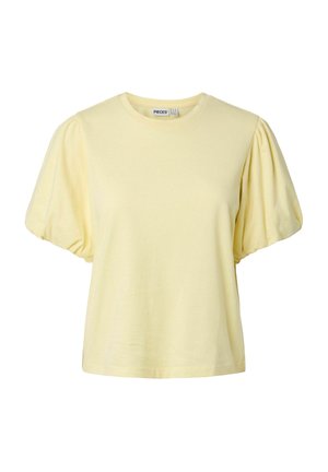 Pieces, T-SHIRT PCPERNILLA PUFF - Lihtne T-särk - french vanilla