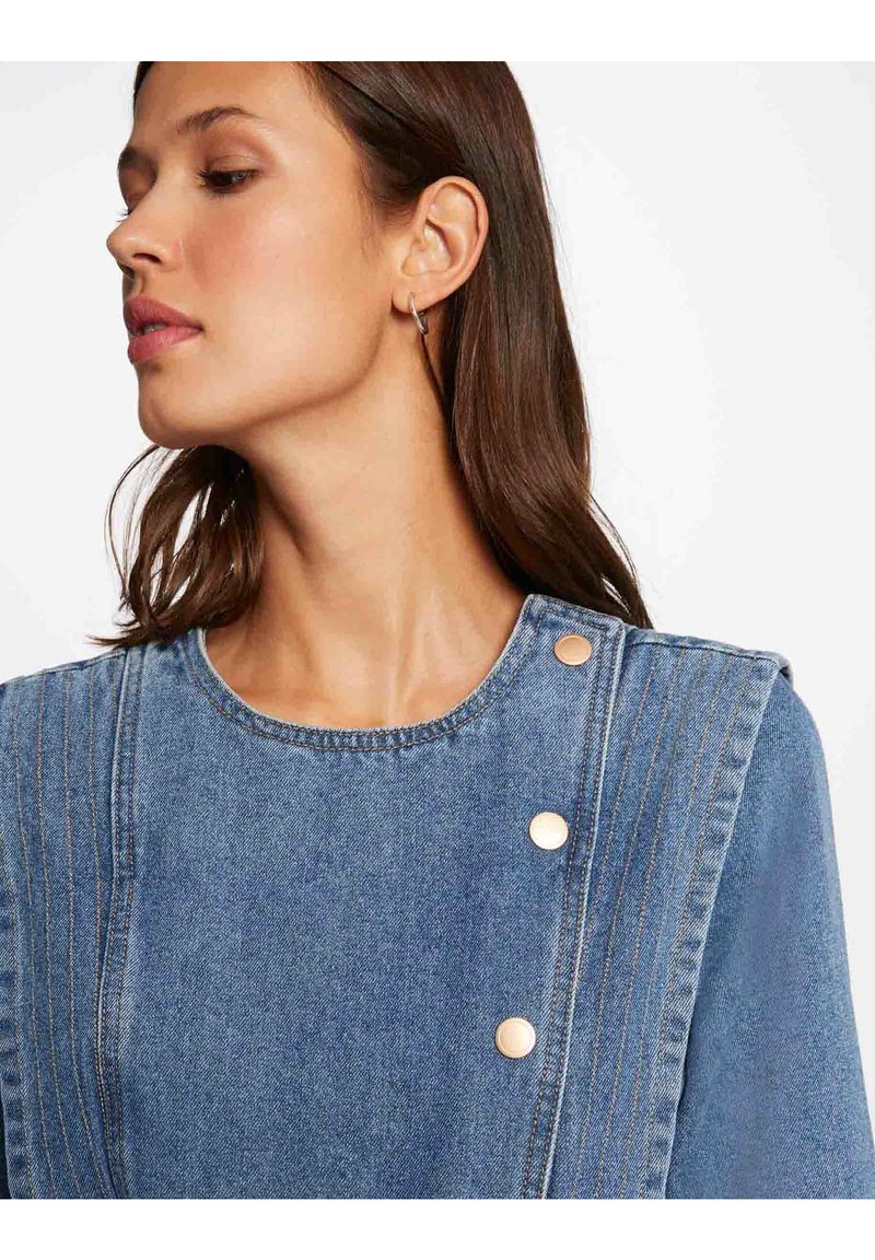 Damen Freizeitkleider | Morgan STRAIGHT BELTED Jeanskleid stone blue denim/stone-blue denim - FZ96921 Damen Freizeitkleider | Morgan STRAIGHT BELTED Jeanskleid stone blue denim/stone-blue denim - FZ96921