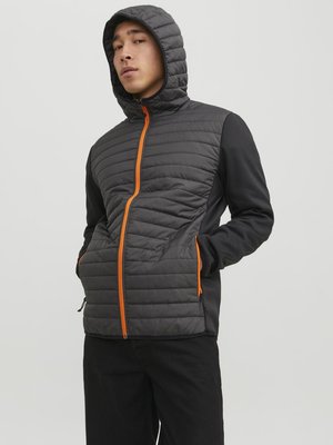 Jack & Jones JJEMULTI QUILTED JACKET - Kerge jope - asphalt/black