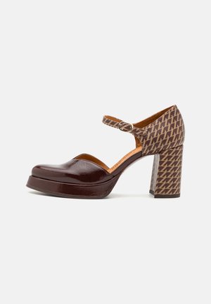 Plateaupumps - brown