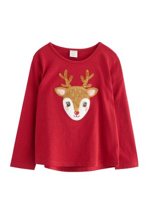 Langærmet T-shirt - dark red