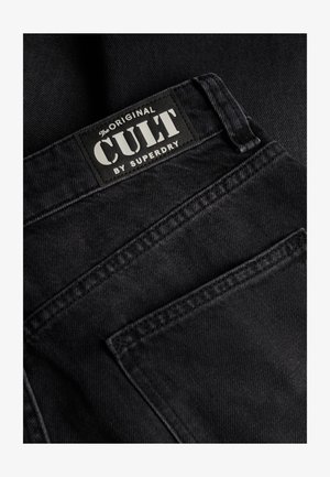 Superdry & Co, SUPERDRY MID RISE BAGGY JEANS.. - Baggy jeans - vintage washed black