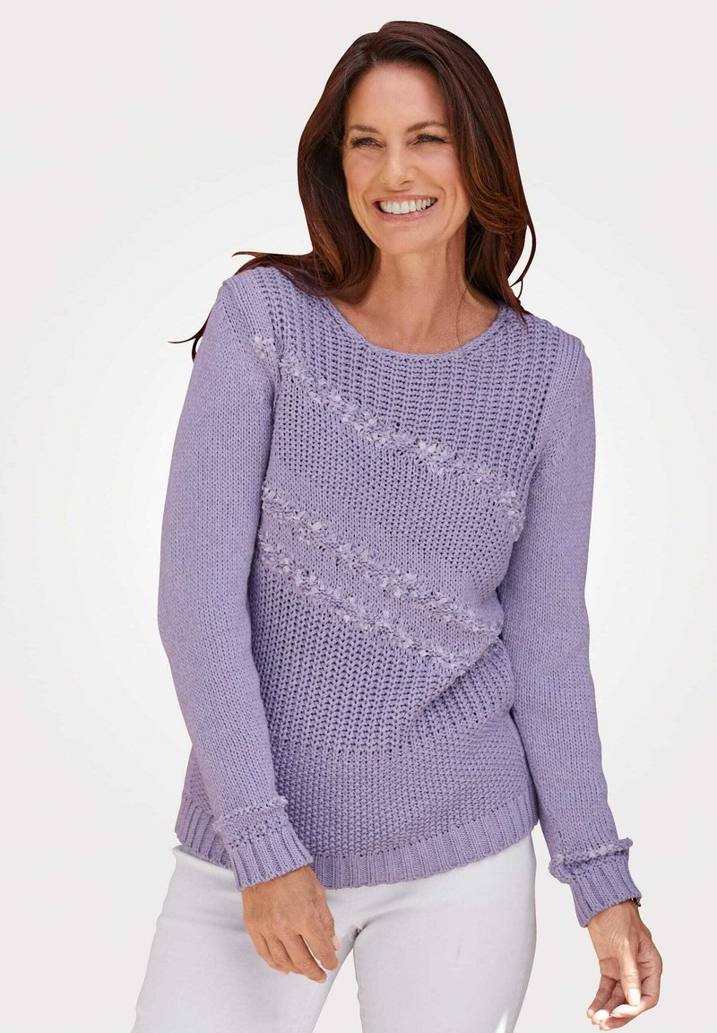 Damen Strickjacken | MONA Strickpullover lavendel/lila - BC91185 Damen Strickjacken | MONA Strickpullover lavendel/lila - BC91185
