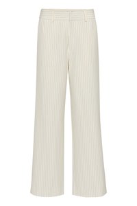 JOELLE PINSTRIPE PANTS - Pantalon classique - egret/grey