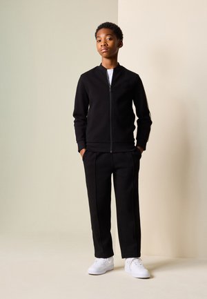 Next REGULAR FIT - BOMBER  JOGGERS PANELLED SET   - Tepláková súprava - black