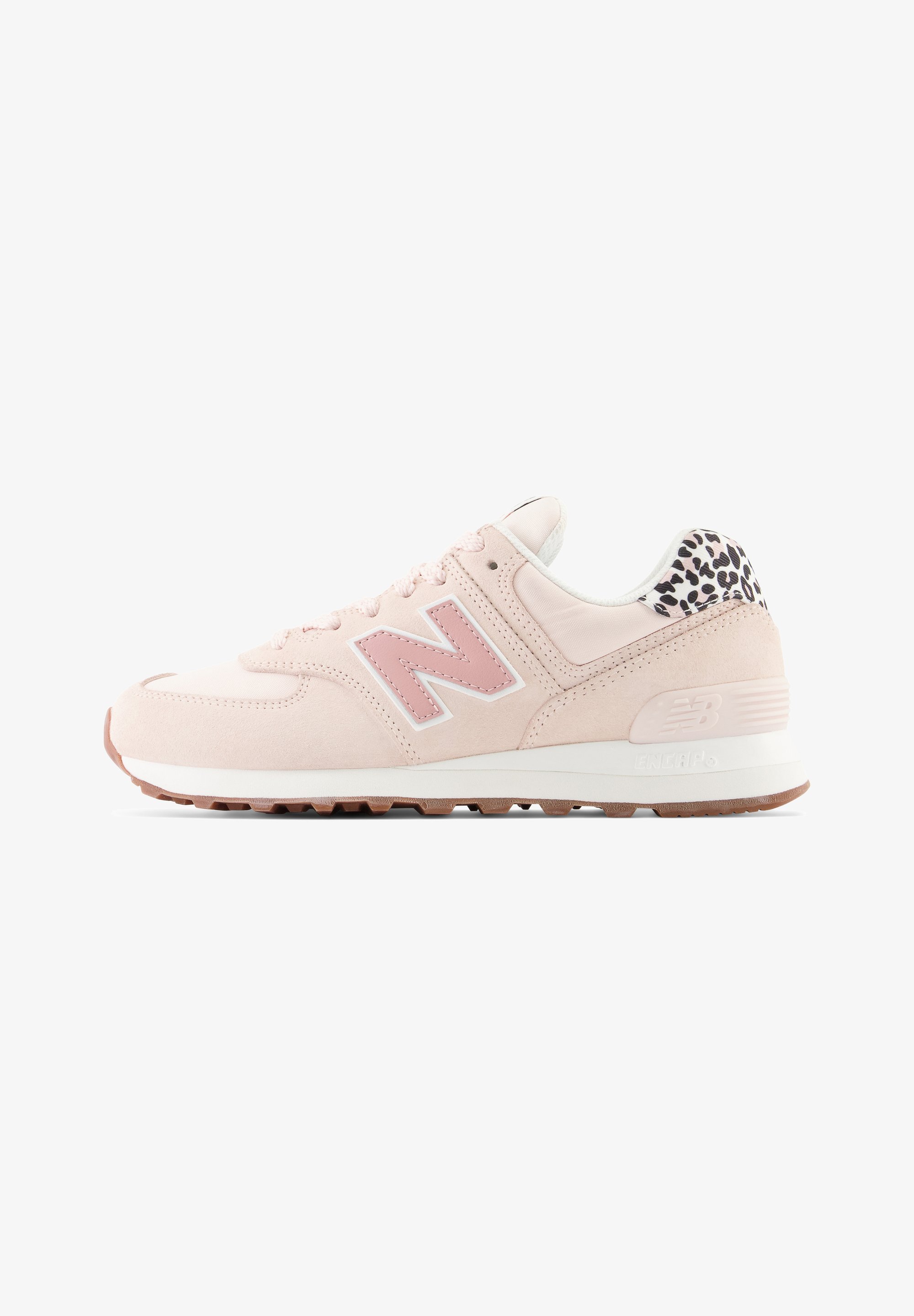 New Balance WL574 Trainers quartz pink pink moon/pink