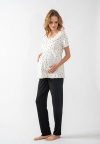 Cool Mama MATERNITY & NURSING SET - Pyžamová sada - white
