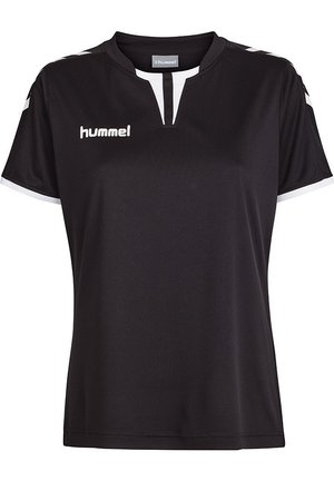 Hummel CORE SS - Print T-shirt - black pr