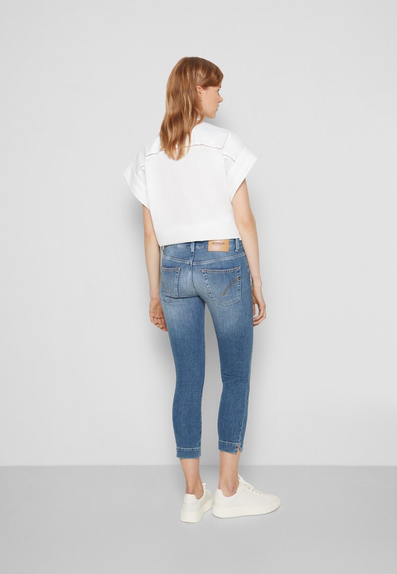 Damen Bekleidung | Dondup PANTALONE ROSE Jeans Slim Fit medio chiaro rotture/blue denim - ZL81591 Damen Bekleidung | Dondup PANTALONE ROSE Jeans Slim Fit medio chiaro rotture/blue denim - ZL81591