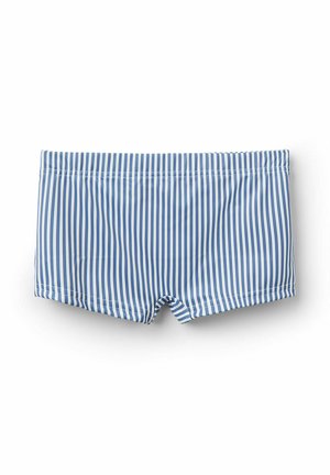 Short de bain - blau y stampa righe bianco azzurro