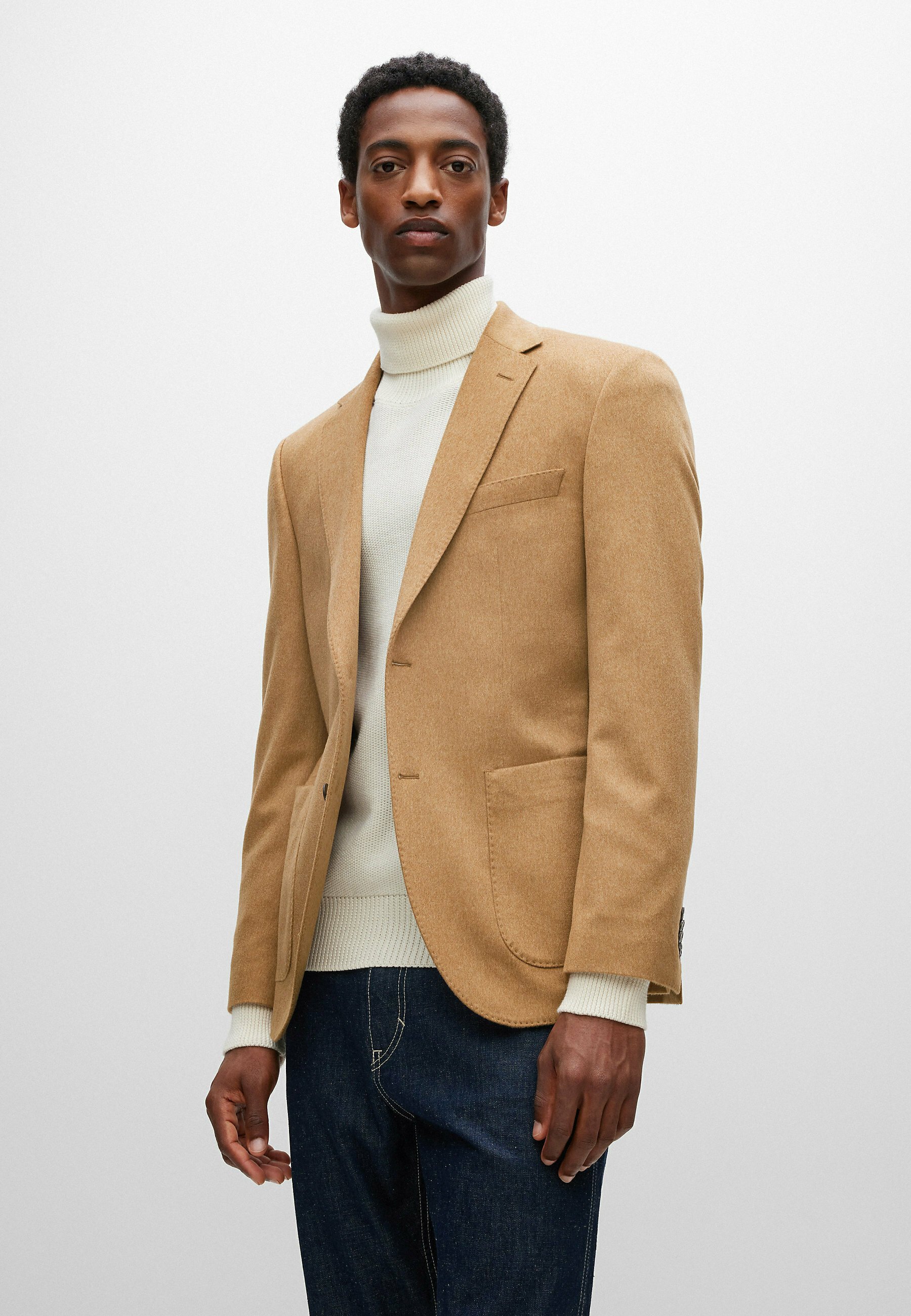 BOSS JANSON - Blazer jacket - beige 