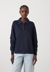 Gina Tricot COLLAR - Sweatshirt - peacoat