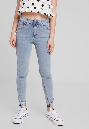 Jeans Skinny - bleached denim