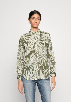 COURTENAY LONG SLEEVE BUTTON FRONT SHIRT - Chemisier - olive multi