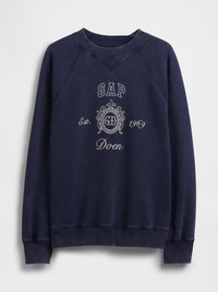 GAP X DOEN LOGO CREWNECK - Mikina - navy uniform